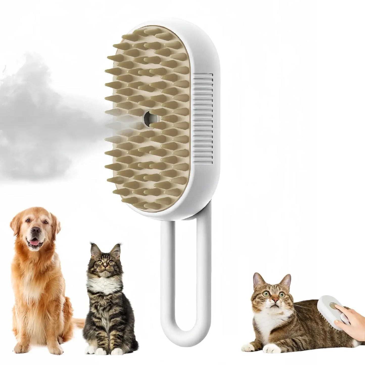 PetGlow - Cuidado completo del pelaje en un solo cepillo práctico y funcional