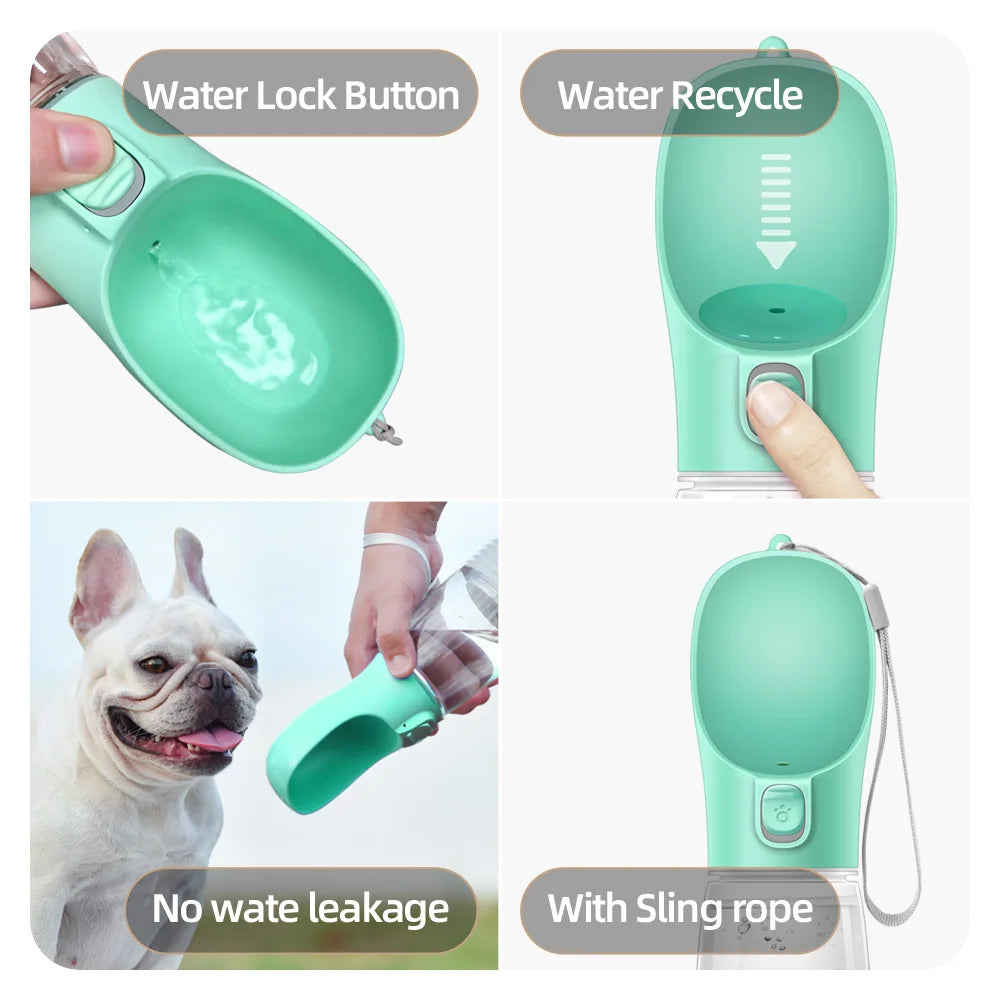 PetDrink - Botella Antifugas para Perros y Gatos